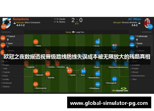 欧冠之夜数据透视晋级路线防线失误成本被无限放大的残酷真相